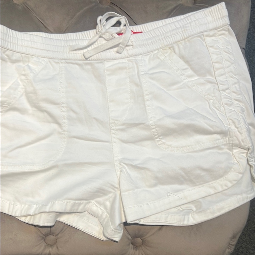 UNIONBAY White Athletic Shorts with Drawstring Waistband